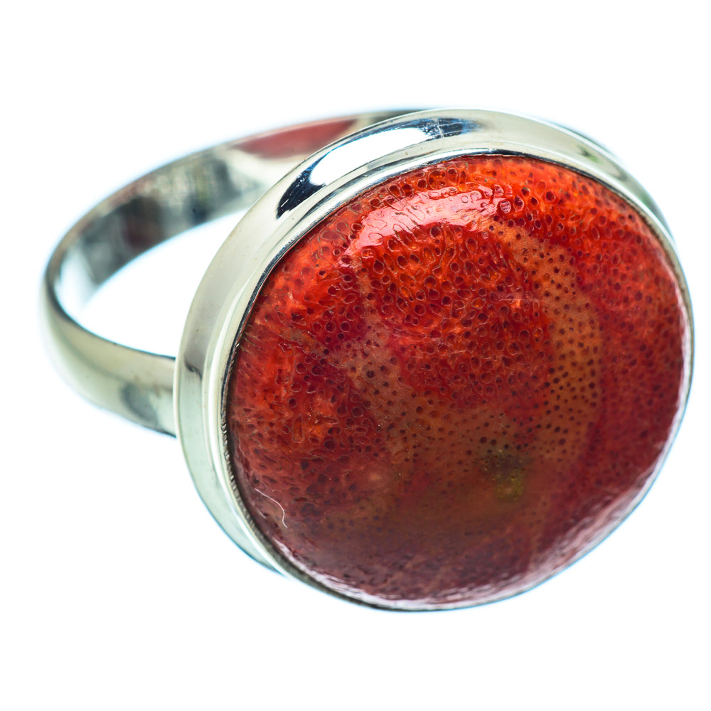 Sponge Coral Rings handcrafted by Anasilvercos - RING36721
