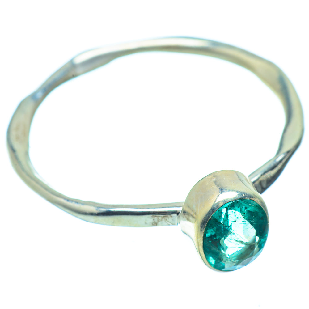 Zambian Emerald Rings handcrafted by Anasilvercos - RING36782