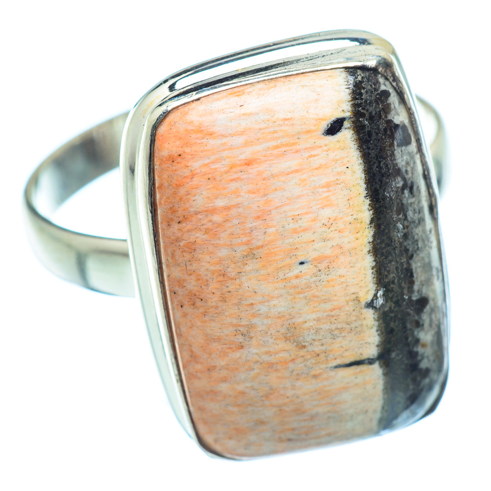 Scolecite Rings handcrafted by Anasilvercos - RING36895