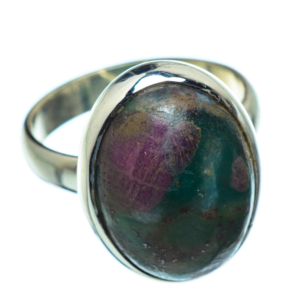 Ruby Fuchsite Rings handcrafted by Anasilvercos - RING36918