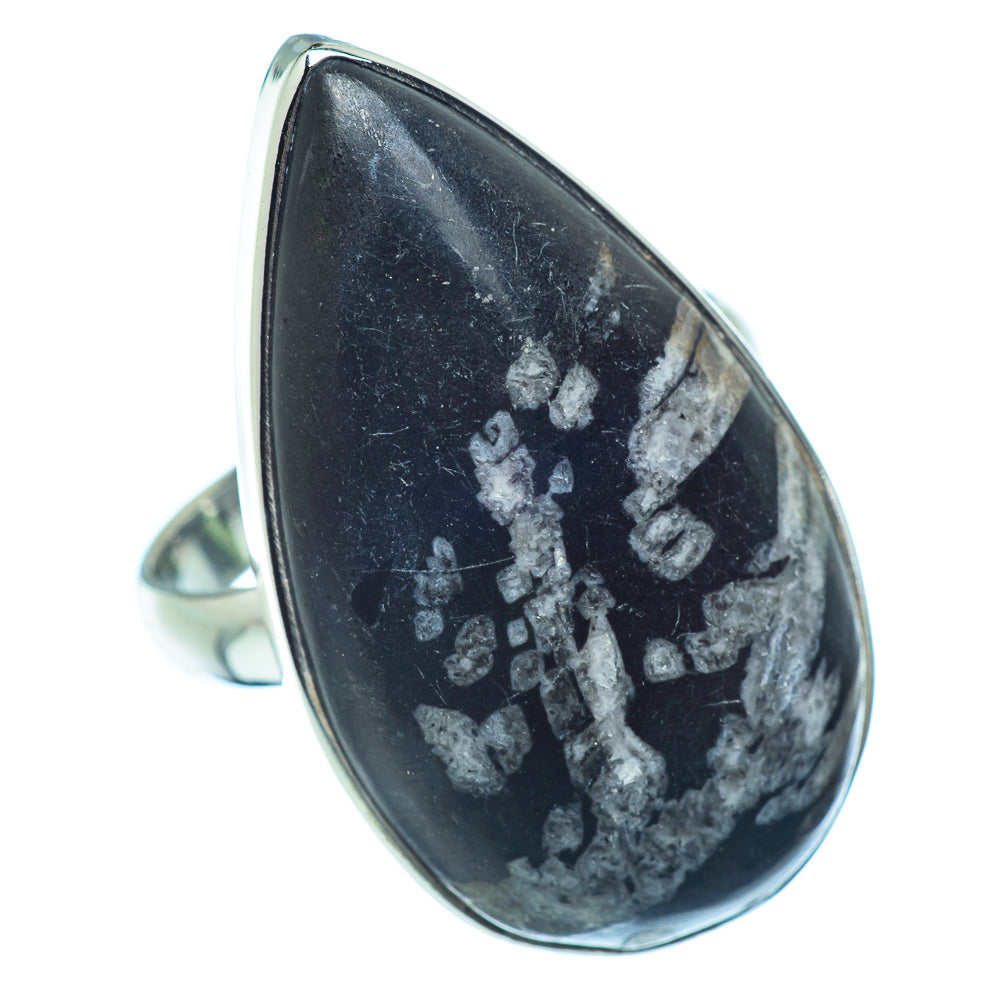 Chrysanthemum Stone Rings handcrafted by Anasilvercos - RING37165