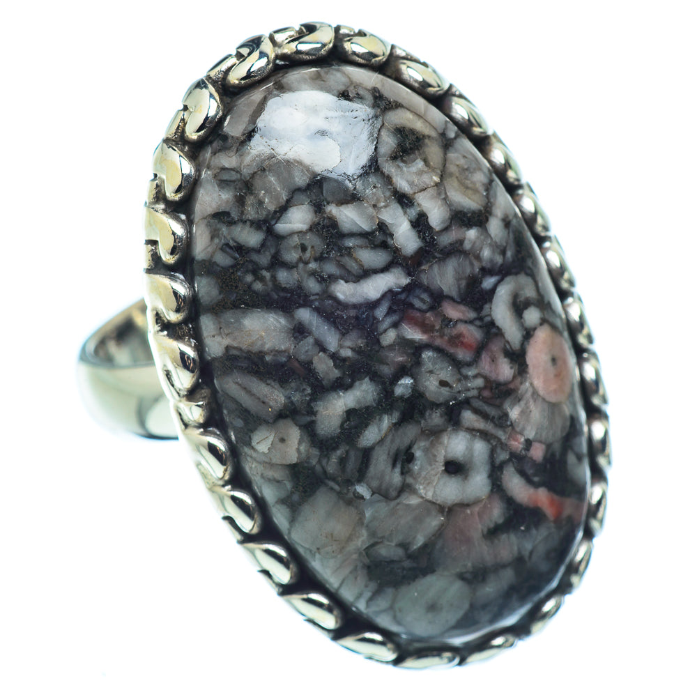 Crinoid Fossil Rings handcrafted by Anasilvercos - RING37217