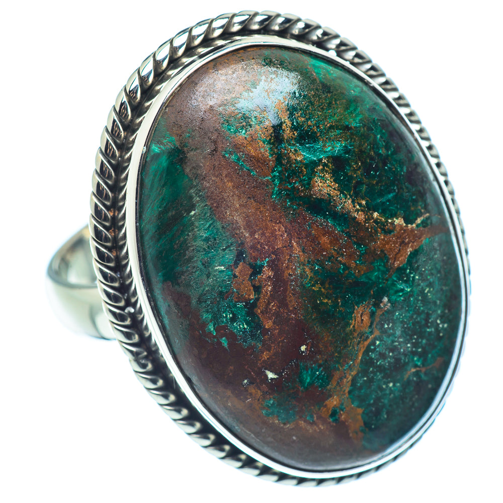 Chrysocolla Rings handcrafted by Anasilvercos - RING37302