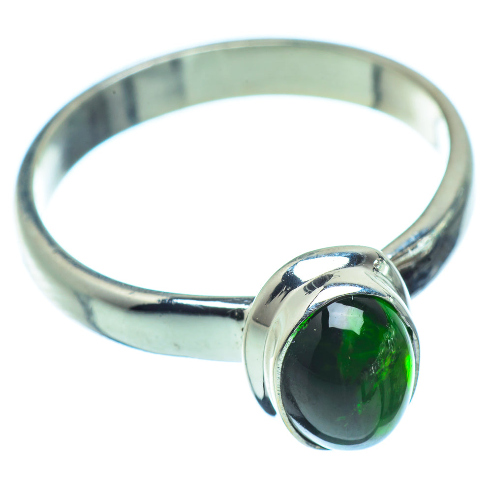 Chrome Diopside Rings handcrafted by Anasilvercos - RING37441