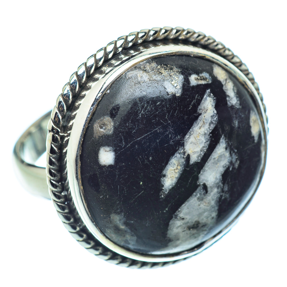 Chrysanthemum Stone Rings handcrafted by Anasilvercos - RING37461