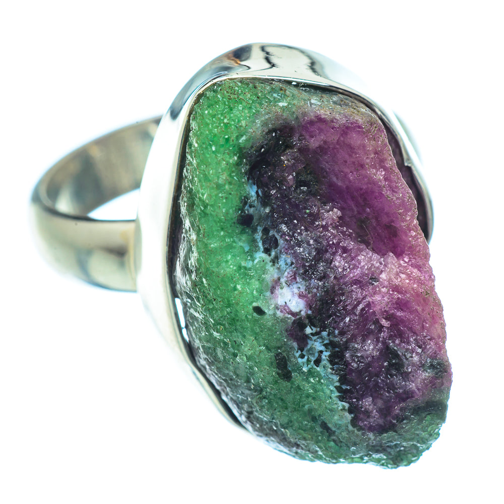 Ruby Zoisite Rings handcrafted by Anasilvercos - RING37468