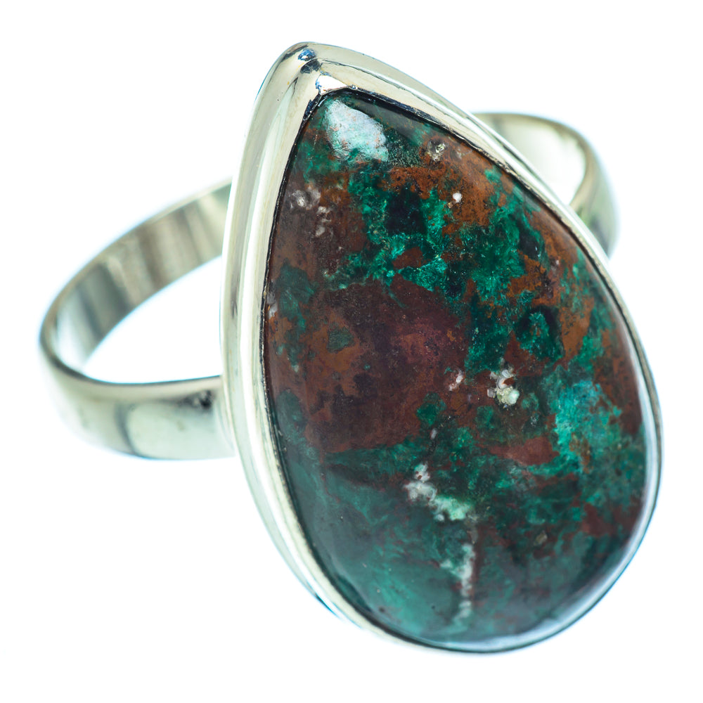 Chrysocolla Rings handcrafted by Anasilvercos - RING37612