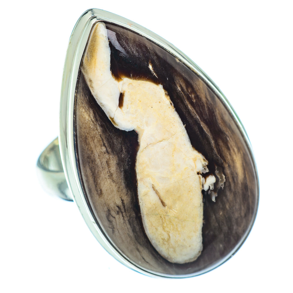 Peanut Wood Jasper Rings handcrafted by Anasilvercos - RING37679