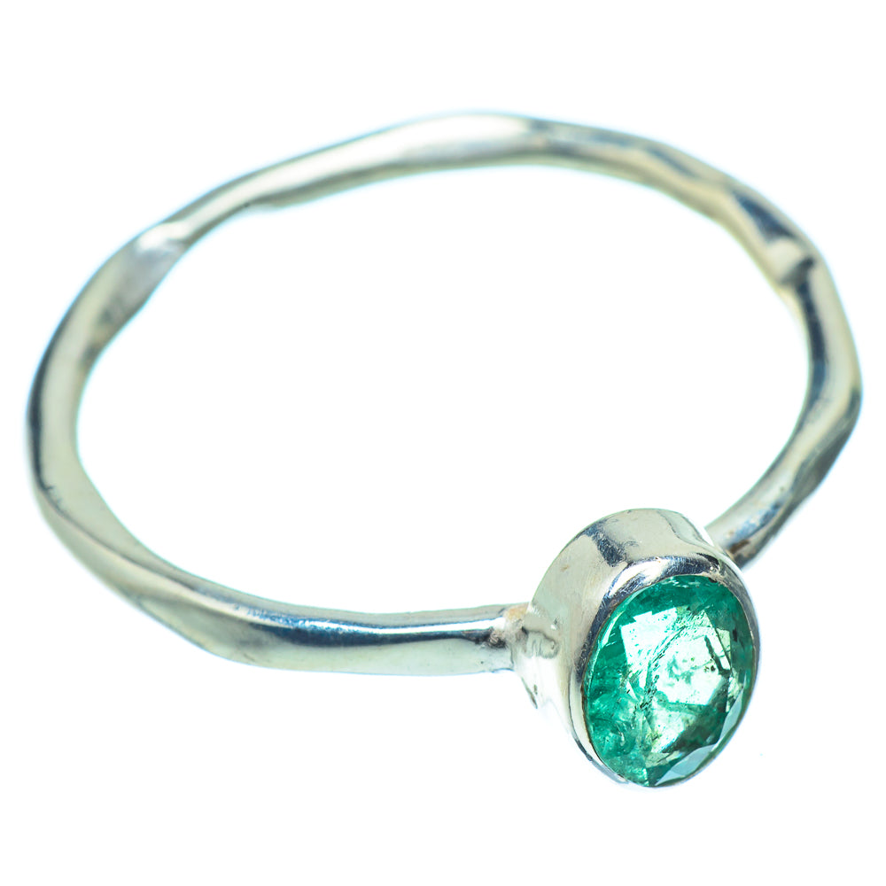 Zambian Emerald Rings handcrafted by Anasilvercos - RING37801