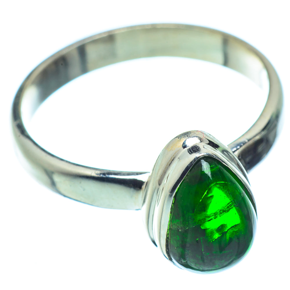 Chrome Diopside Rings handcrafted by Anasilvercos - RING37880