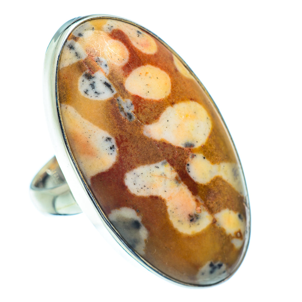Peanut Wood Jasper Rings handcrafted by Anasilvercos - RING37979