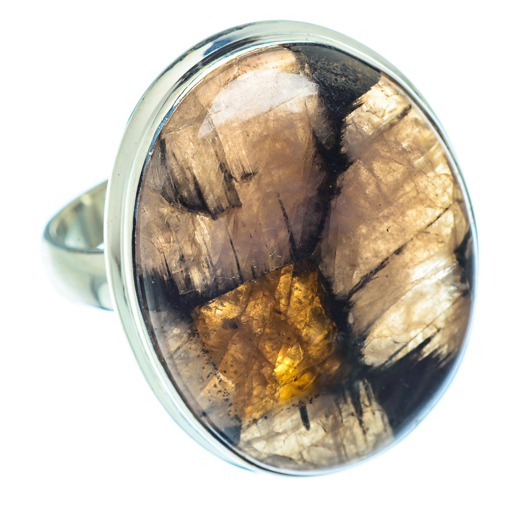 Chiastolite Rings handcrafted by Anasilvercos - RING37983