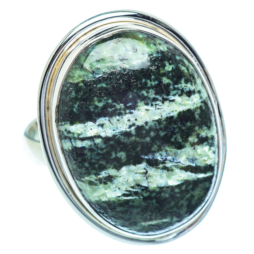 Lizard Jasper Rings handcrafted by Anasilvercos - RING38039