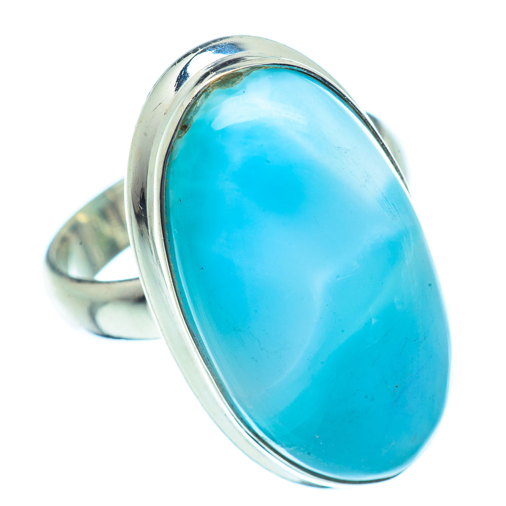 Larimar Rings handcrafted by Anasilvercos - RING38322