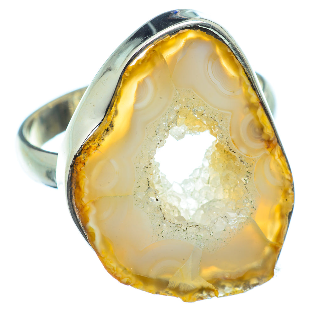 Occo Geode Slice Rings handcrafted by Anasilvercos - RING38331