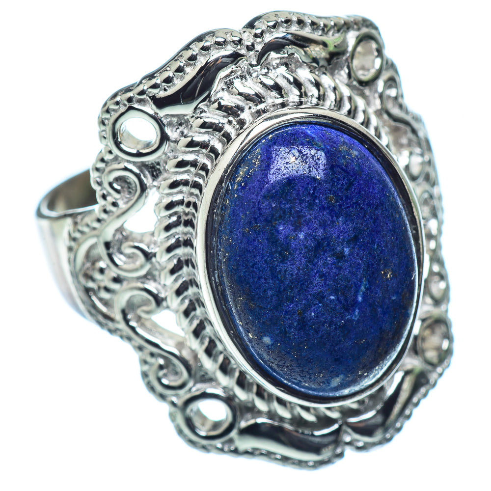 Lapis Lazuli Rings handcrafted by Anasilvercos - RING38513