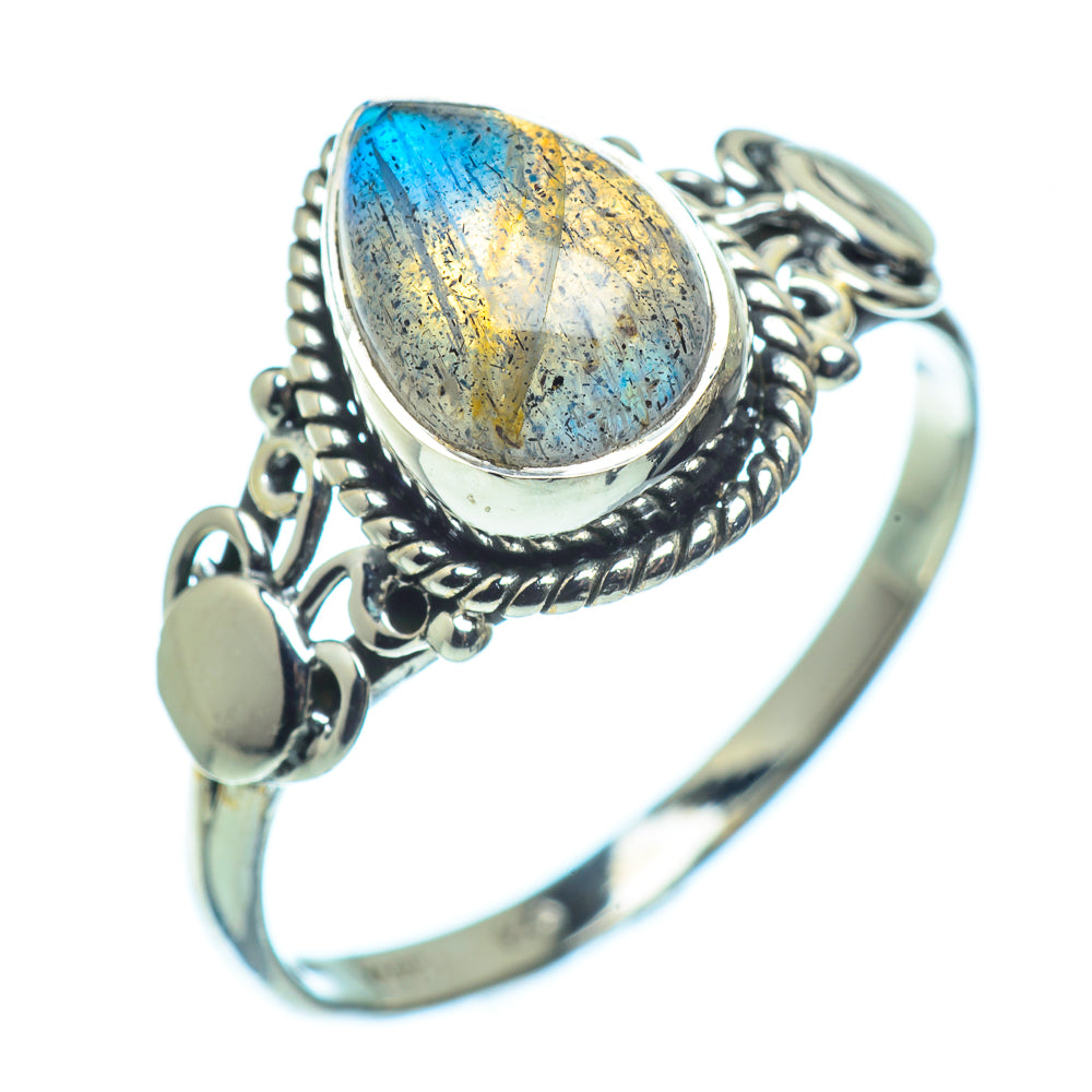 Labradorite Rings handcrafted by Anasilvercos - RING39166