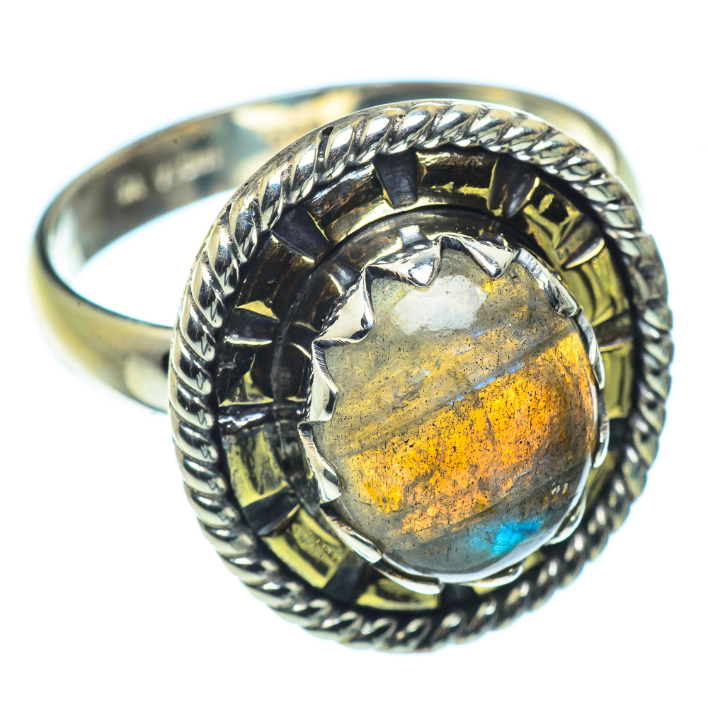 Labradorite Rings handcrafted by Anasilvercos - RING39263