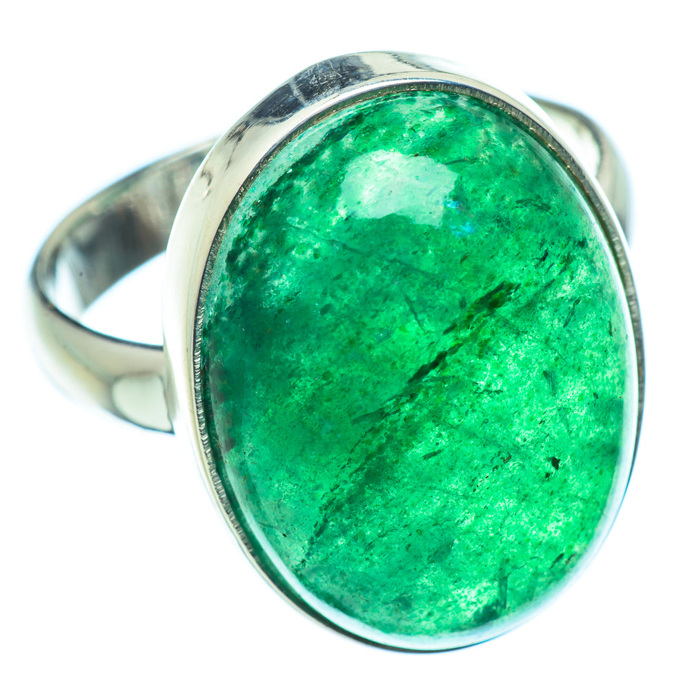 Green Aventurine Rings handcrafted by Anasilvercos - RING39294