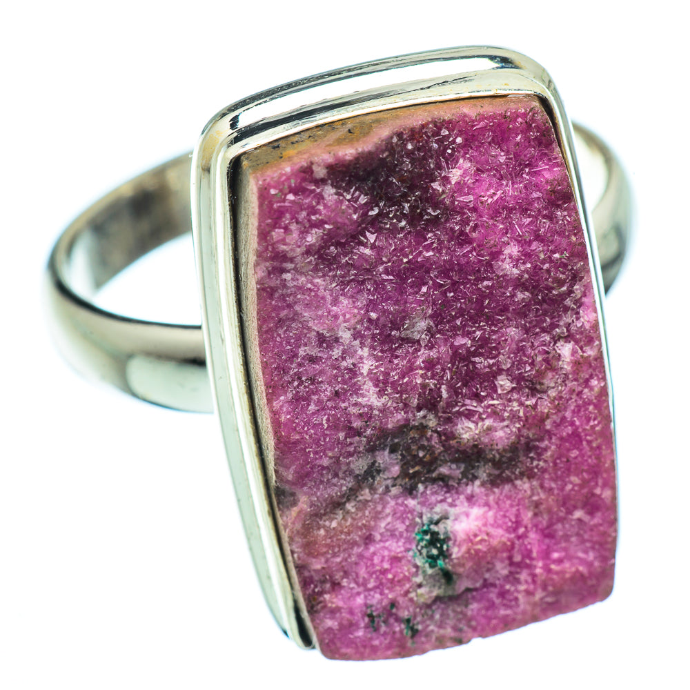 Cobalto Calcite Druzy Rings handcrafted by Anasilvercos - RING39399