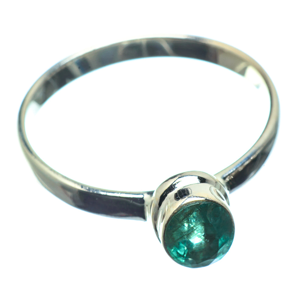 Zambian Emerald Rings handcrafted by Anasilvercos - RING39604
