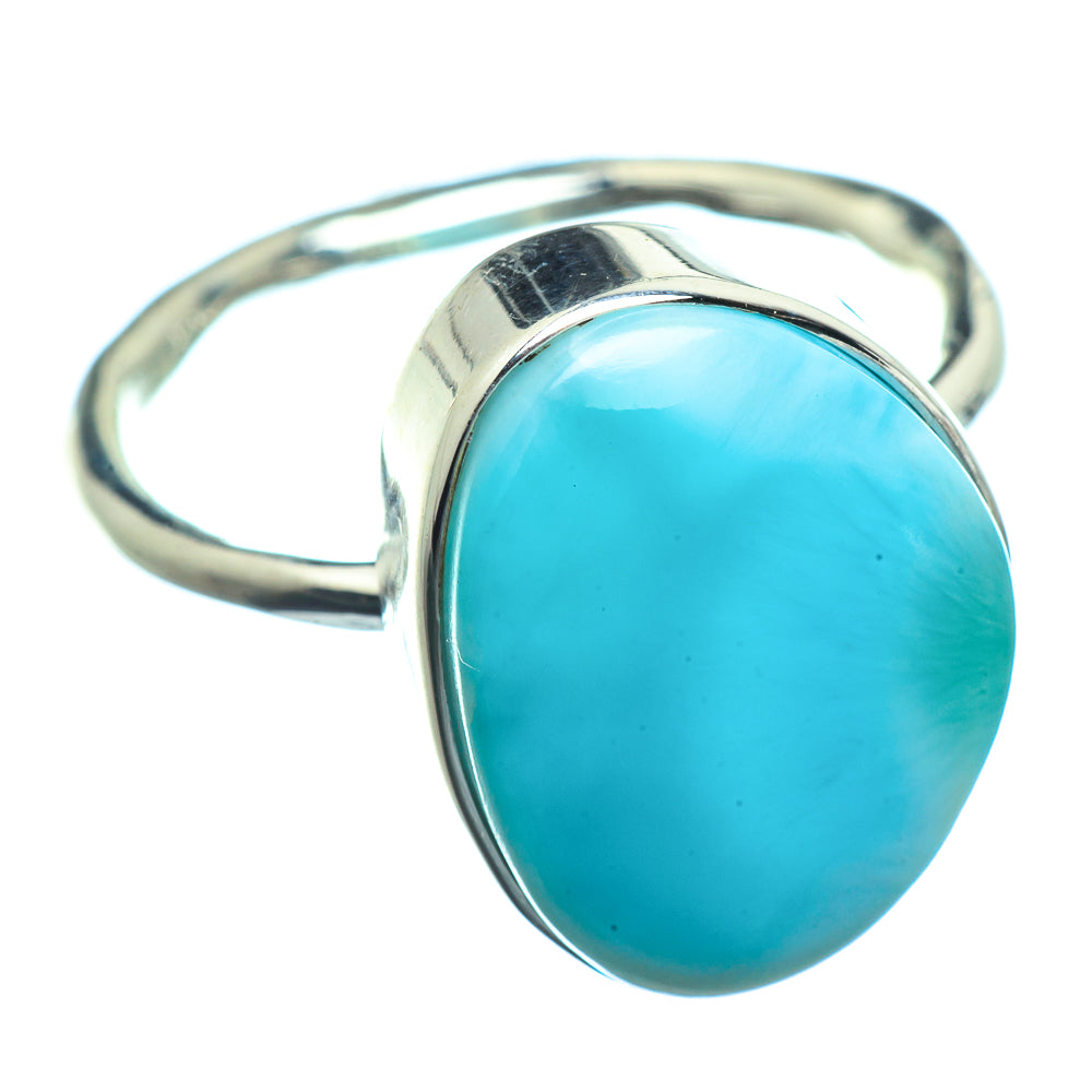 Larimar Rings handcrafted by Anasilvercos - RING39755