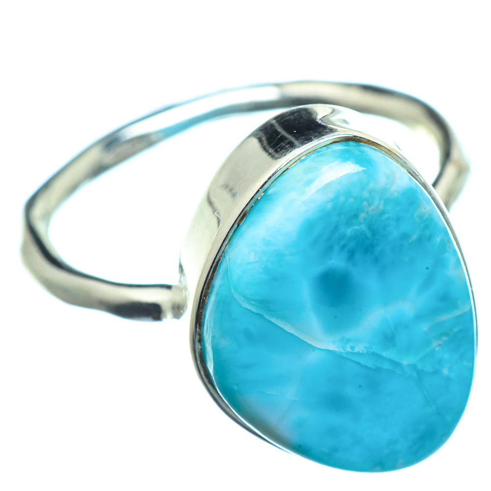 Larimar Rings handcrafted by Anasilvercos - RING39779