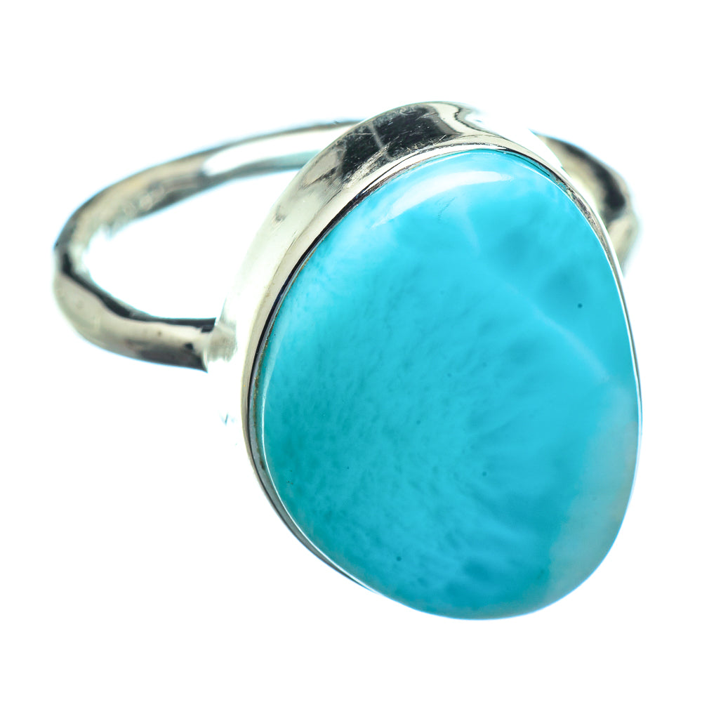 Larimar Rings handcrafted by Anasilvercos - RING39801