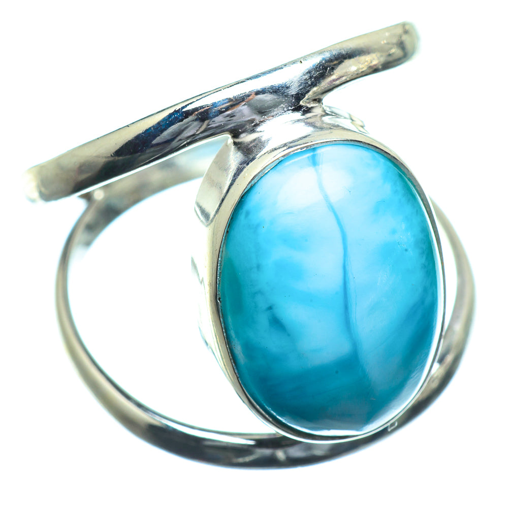Larimar Rings handcrafted by Anasilvercos - RING39809