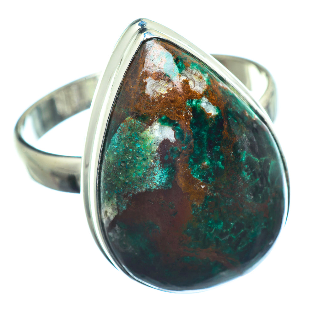 Chrysocolla Rings handcrafted by Anasilvercos - RING39815