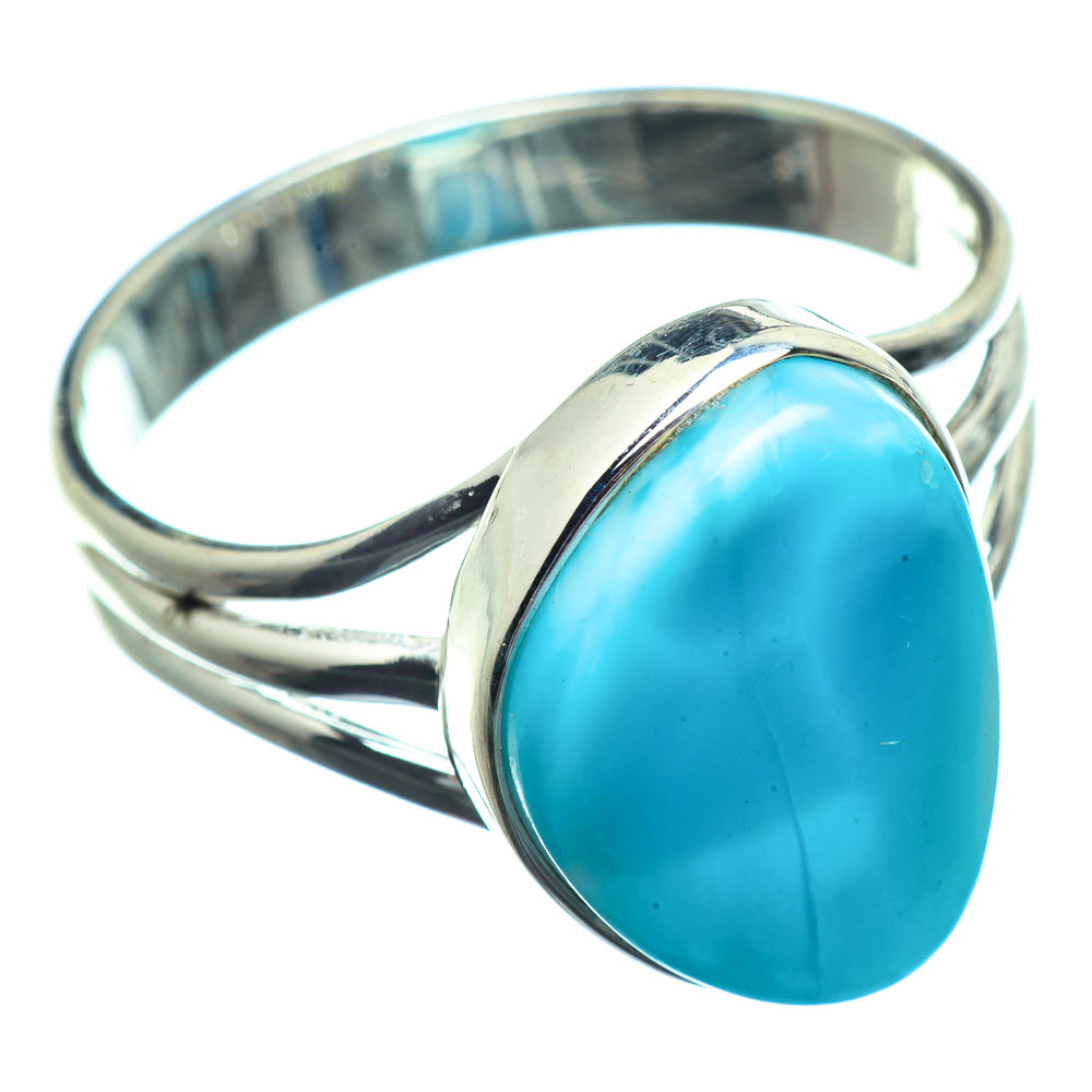 Larimar Rings handcrafted by Anasilvercos - RING39822