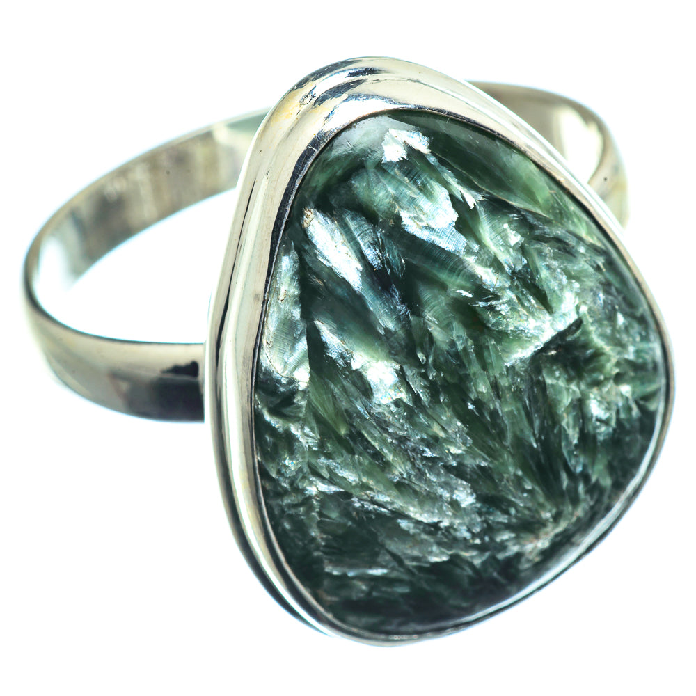 Seraphinite Rings handcrafted by Anasilvercos - RING39855