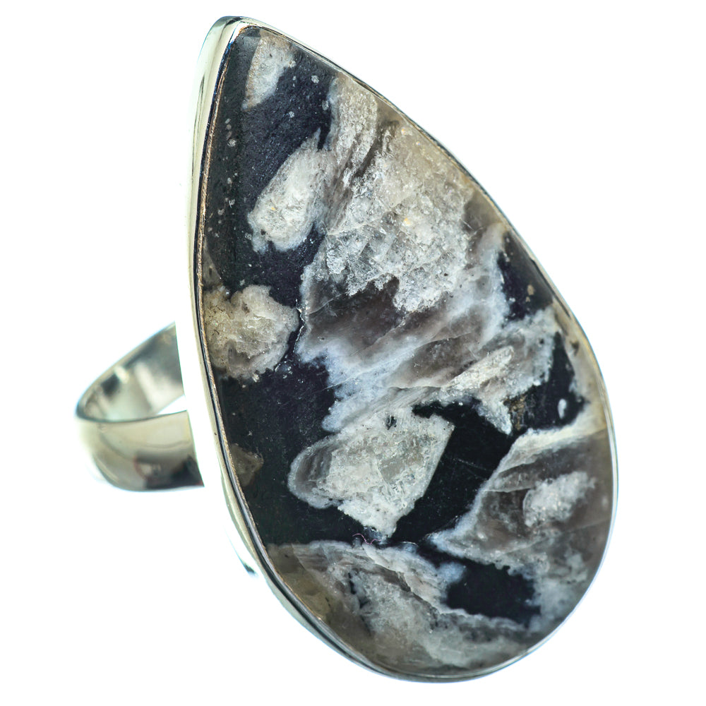 Chrysanthemum Stone Rings handcrafted by Anasilvercos - RING39945