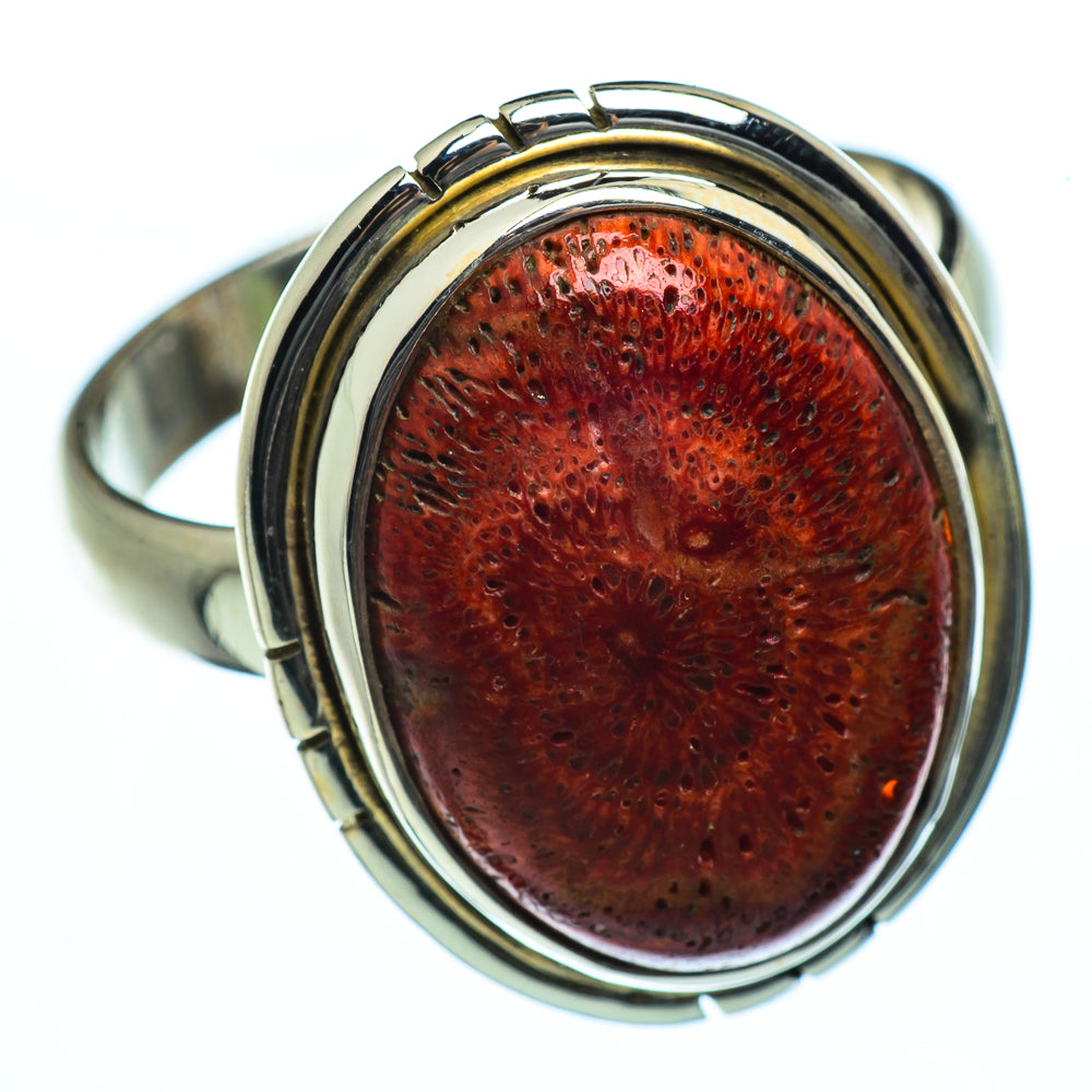 Sponge Coral Rings handcrafted by Anasilvercos - RING39989