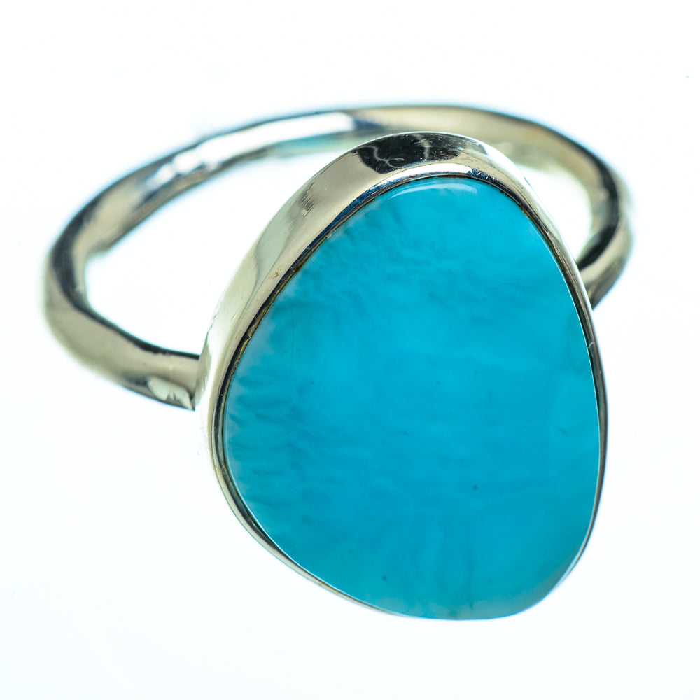 Larimar Rings handcrafted by Anasilvercos - RING40071