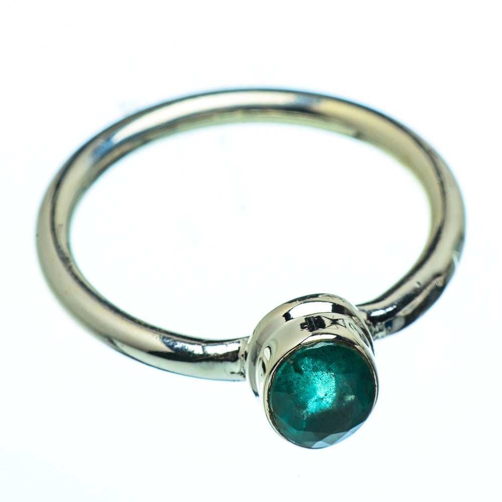 Zambian Emerald Rings handcrafted by Anasilvercos - RING40074
