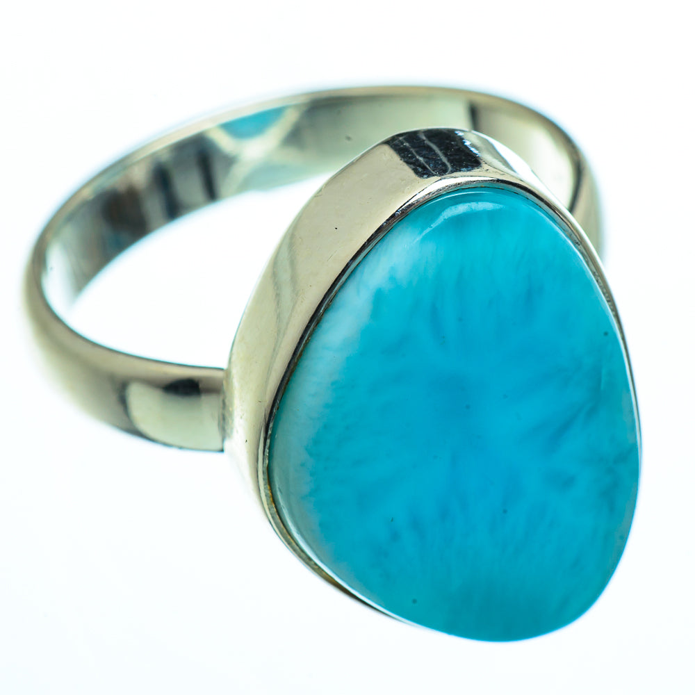 Larimar Rings handcrafted by Anasilvercos - RING40124
