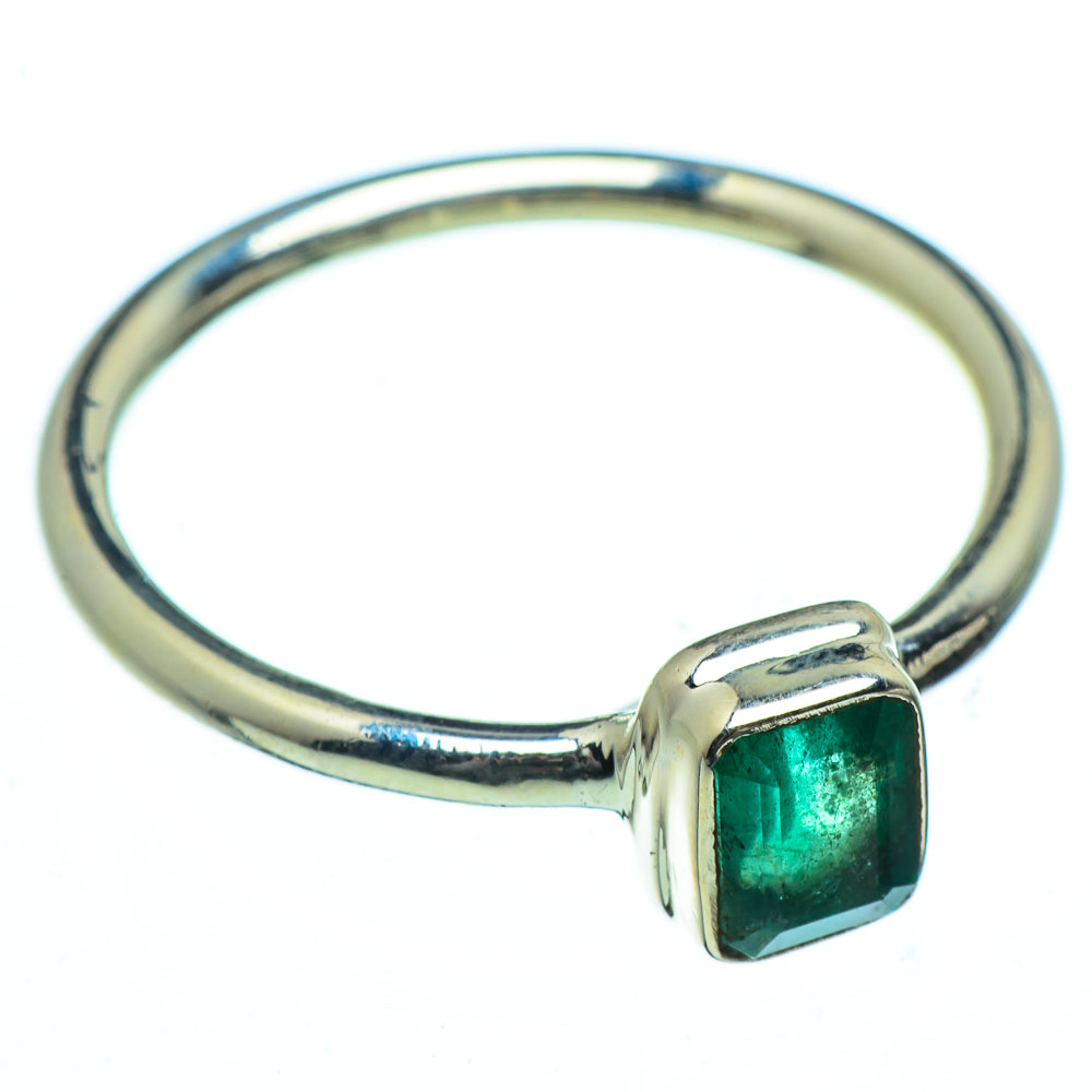 Zambian Emerald Rings handcrafted by Anasilvercos - RING40127