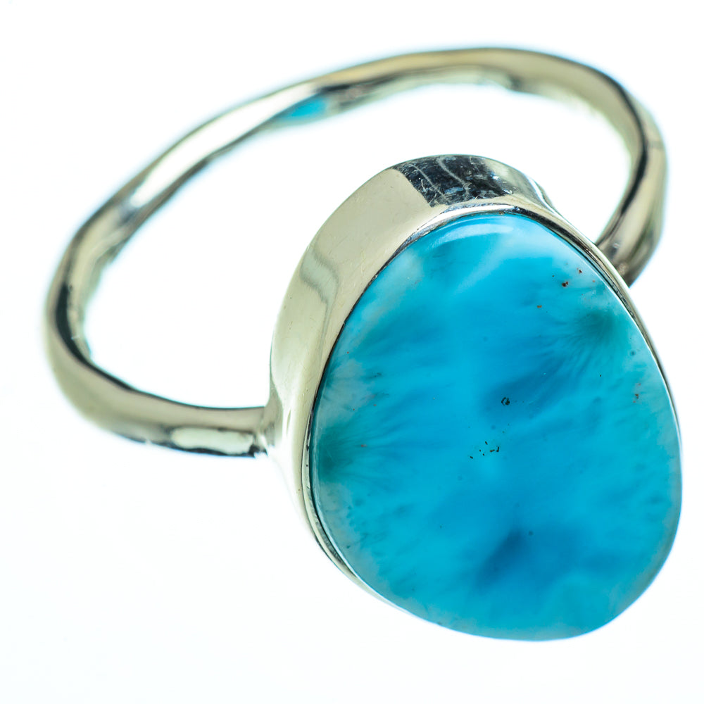 Larimar Rings handcrafted by Anasilvercos - RING40149