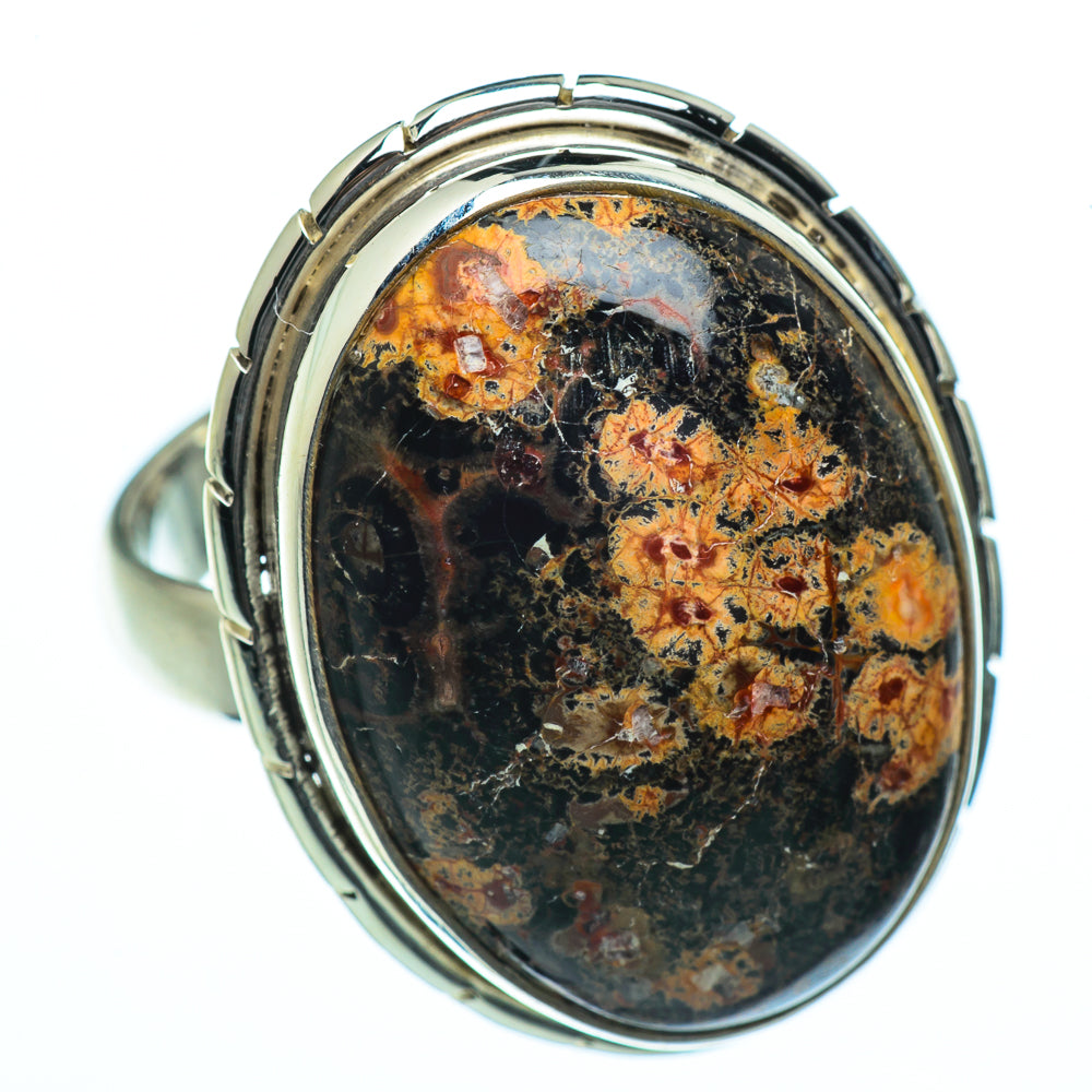 Poppy Jasper Rings handcrafted by Anasilvercos - RING40155