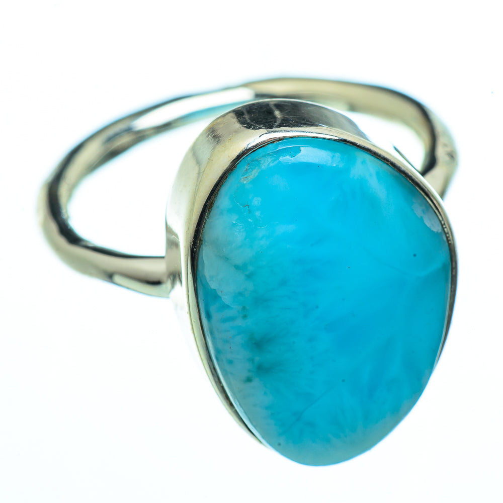 Larimar Rings handcrafted by Anasilvercos - RING40171