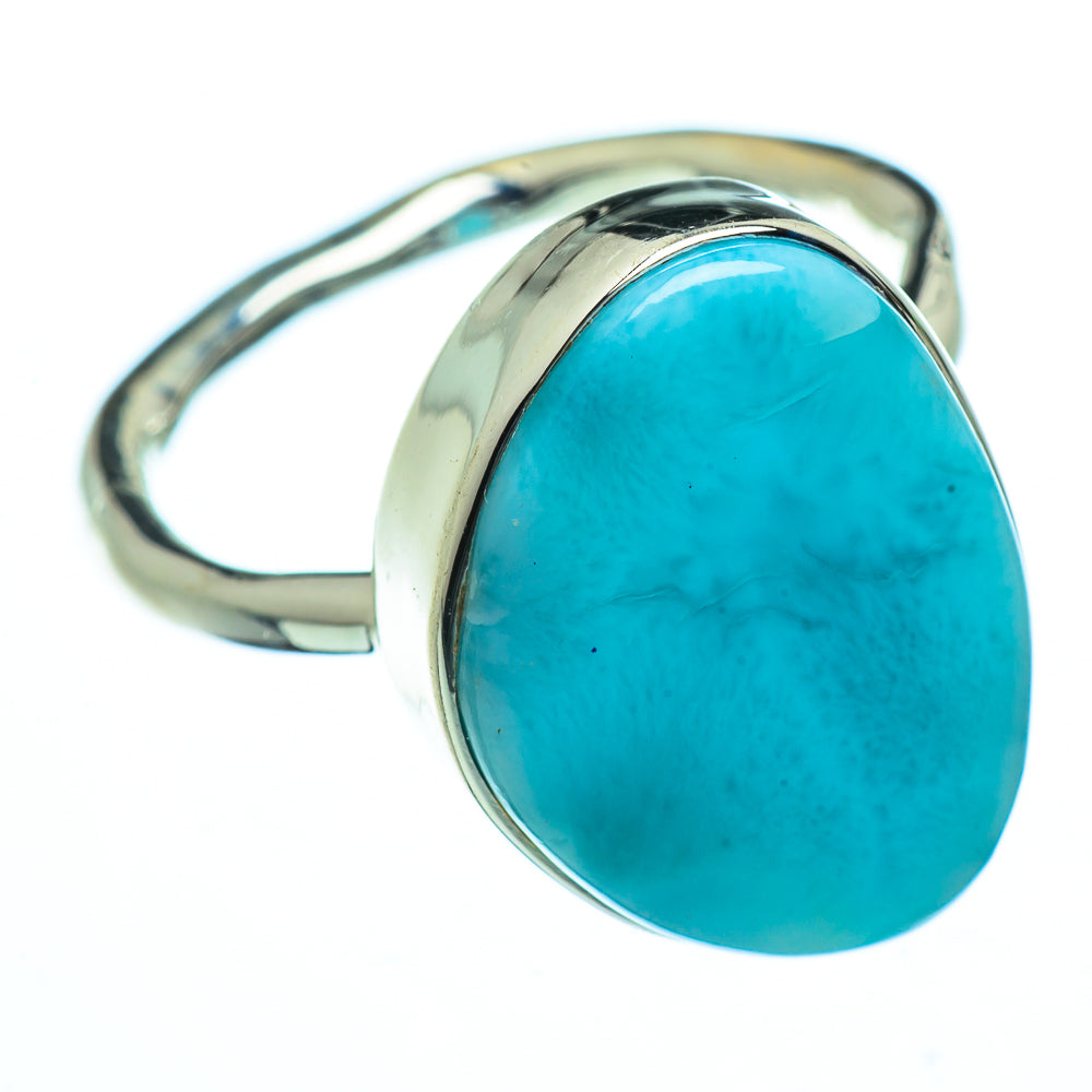 Larimar Rings handcrafted by Anasilvercos - RING40195