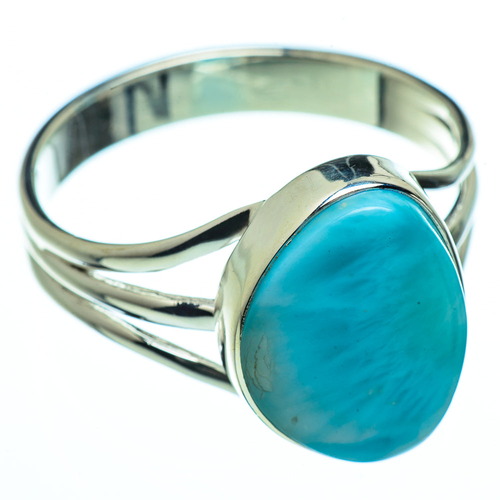 Larimar Rings handcrafted by Anasilvercos - RING40280