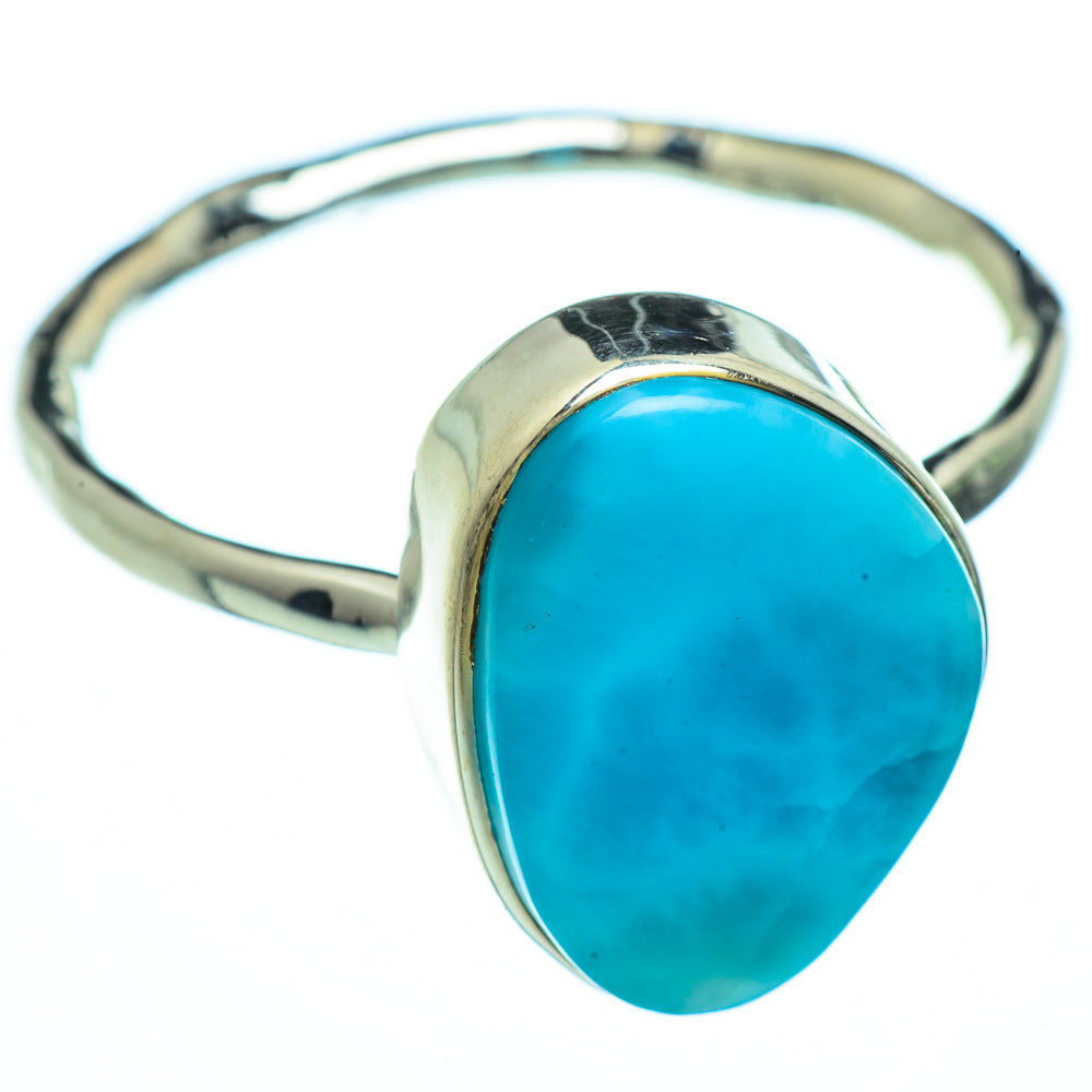 Larimar Rings handcrafted by Anasilvercos - RING40325
