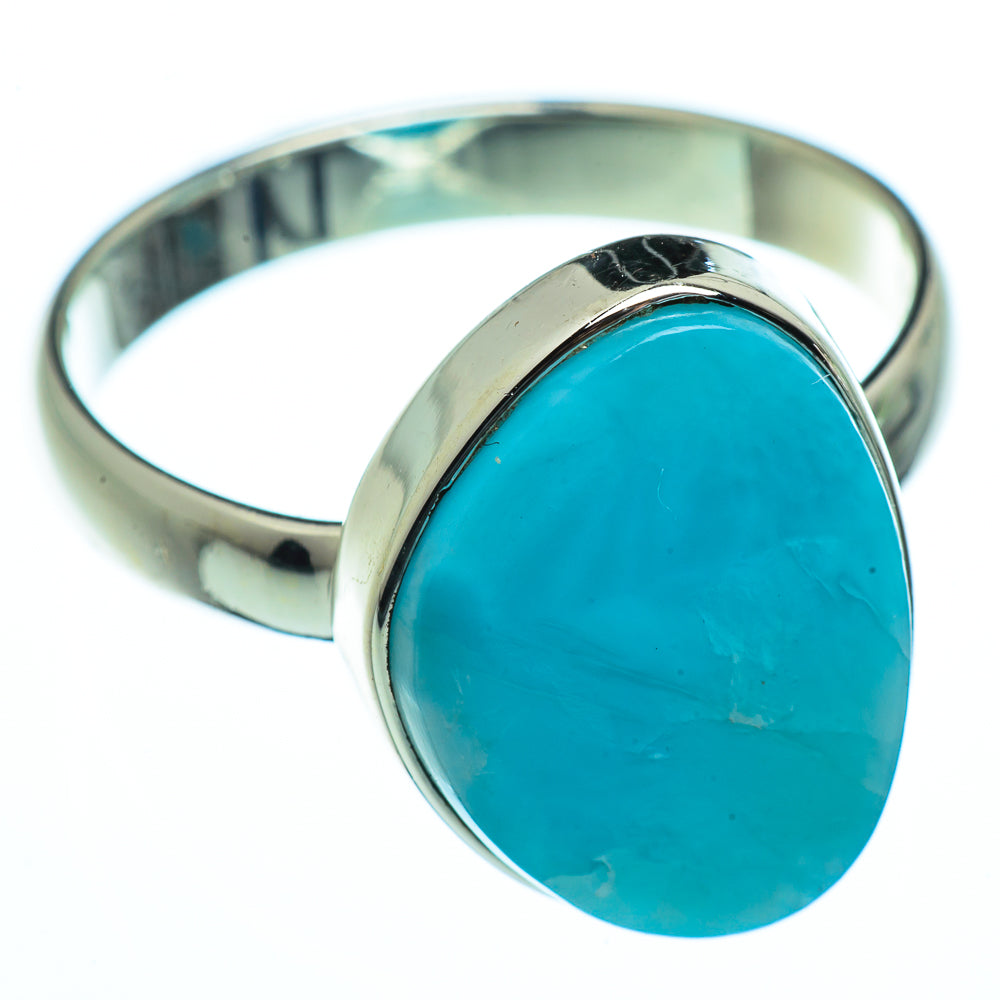 Larimar Rings handcrafted by Anasilvercos - RING40416