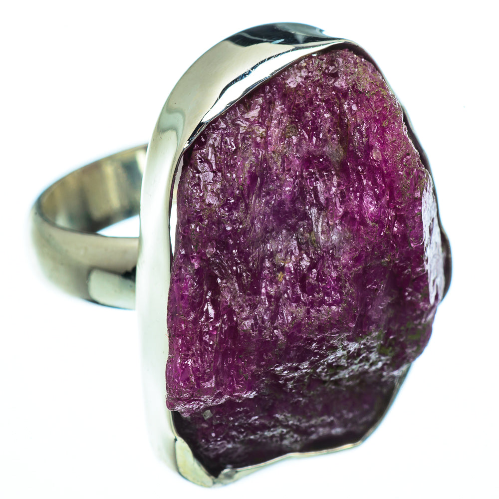 Ruby Fuchsite Rings handcrafted by Anasilvercos - RING40491