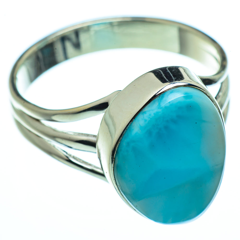 Larimar Rings handcrafted by Anasilvercos - RING40511