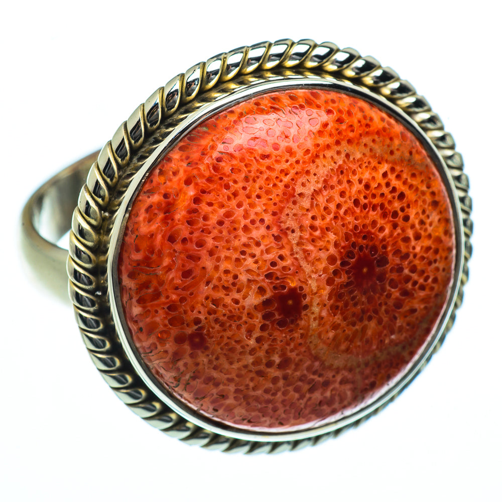 Sponge Coral Rings handcrafted by Anasilvercos - RING40519