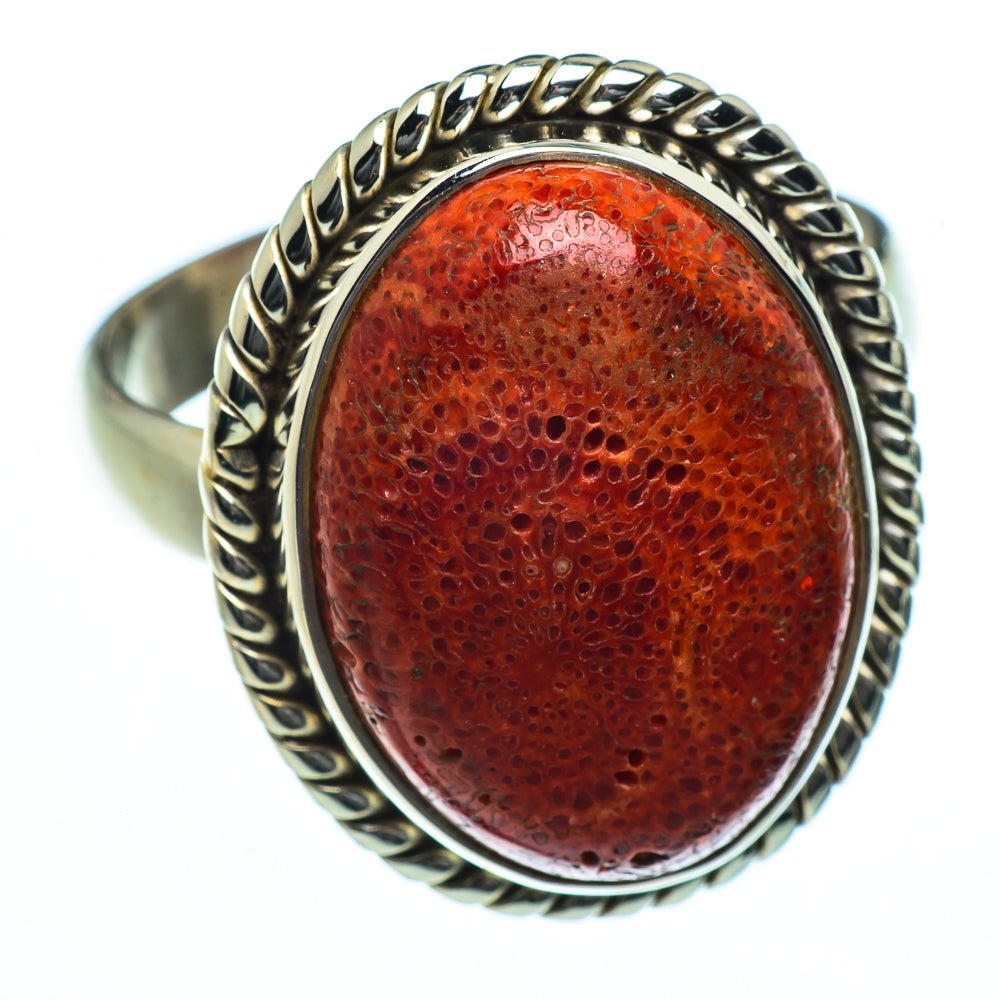 Sponge Coral Rings handcrafted by Anasilvercos - RING40544