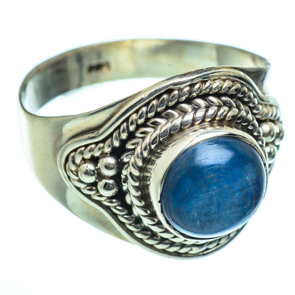 Rainbow Moonstone Rings handcrafted by Anasilvercos - RING40606